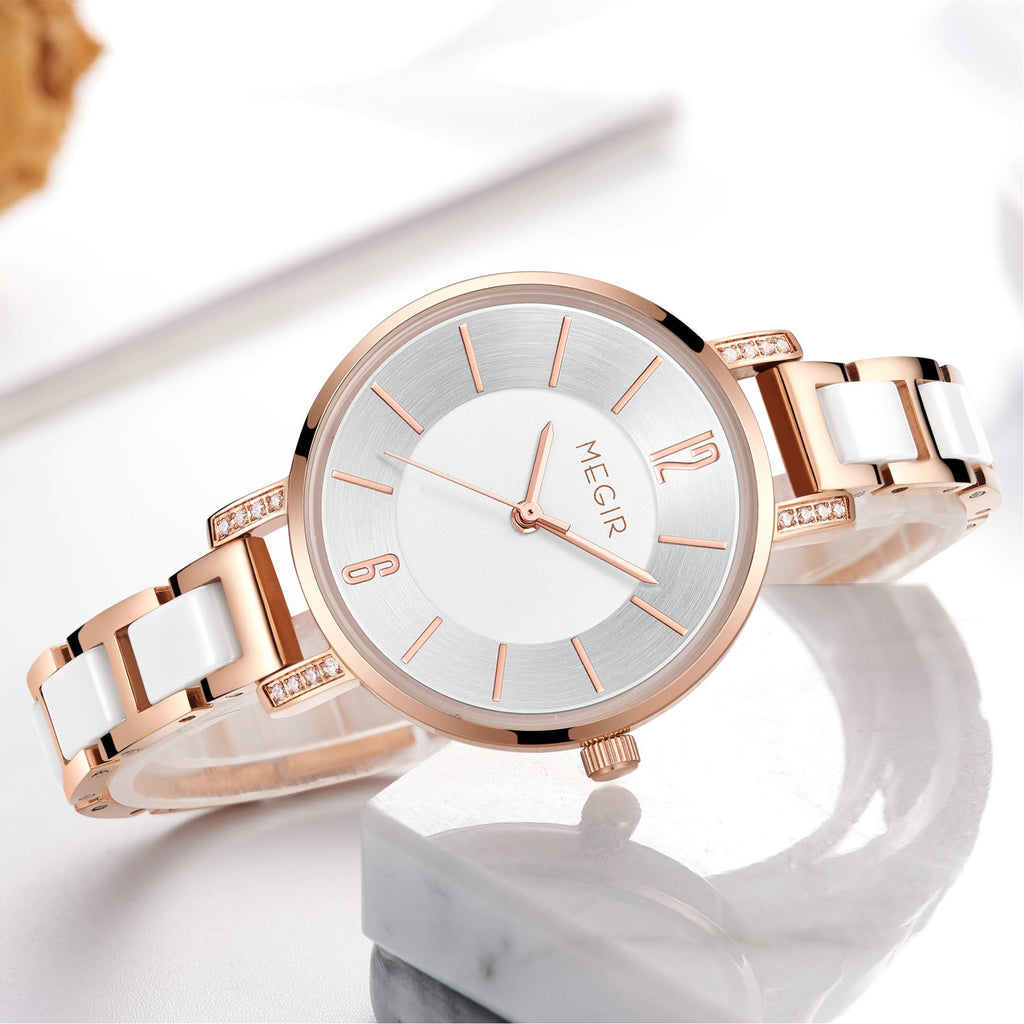 MEGIR Japan Quartz Watch for Women Fashion Brand Casual Wristwatch Clock Waterproof Sport Ladies Dress Wrist Watch Montres Femme-7