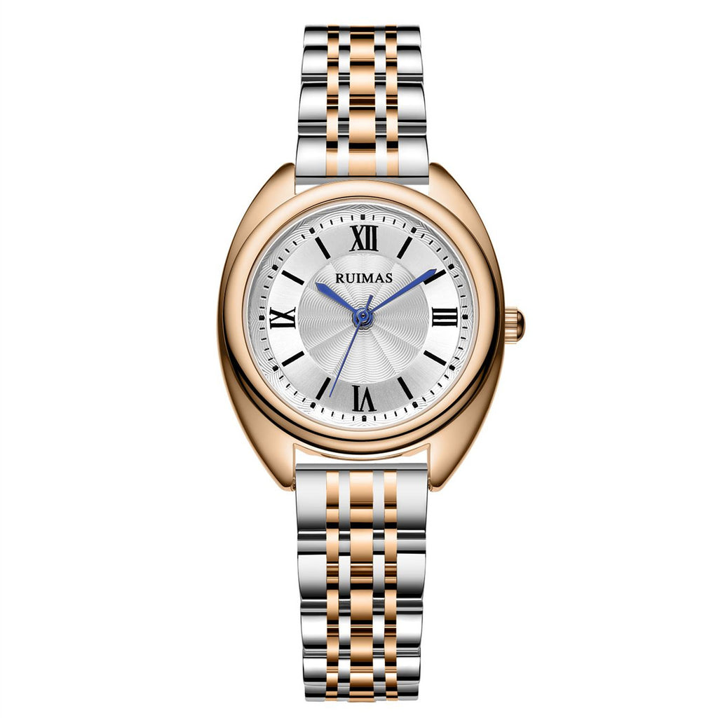 RUIMAS Luxury Women Watch Fashion Ladies Quartz Watches Waterproof Stainless Steel Casual Business Wrist Watch Female Clock 593-8