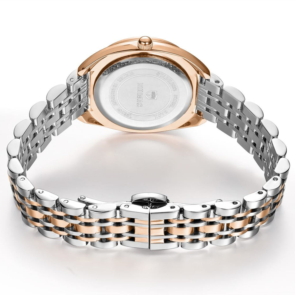 RUIMAS Luxury Women Watch Fashion Ladies Quartz Watches Waterproof Stainless Steel Casual Business Wrist Watch Female Clock 593-9